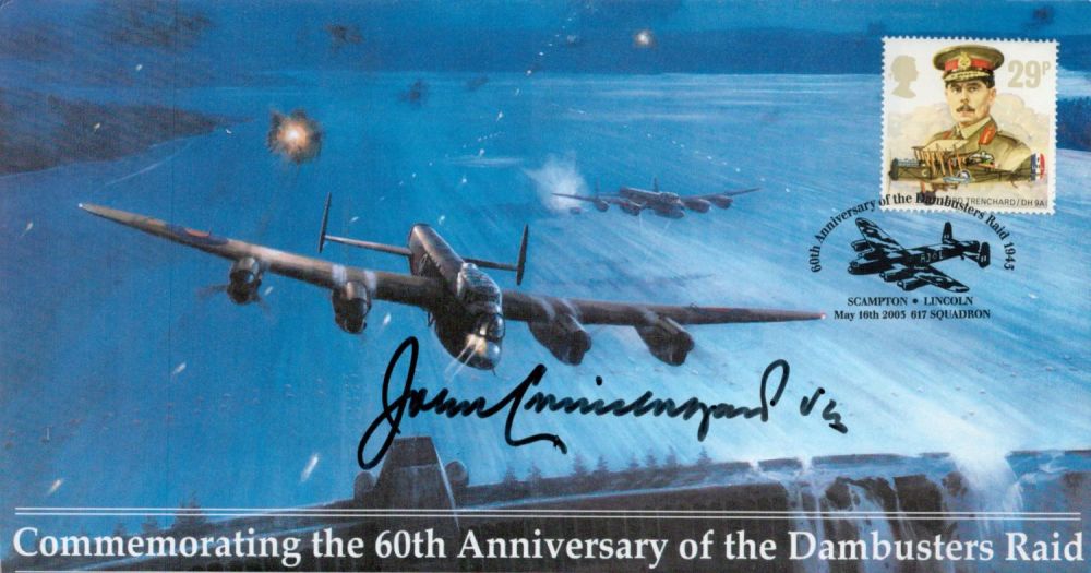 Lot 171: WW2 John Cruickshank VC Signed Commemorating 60th Anniv...