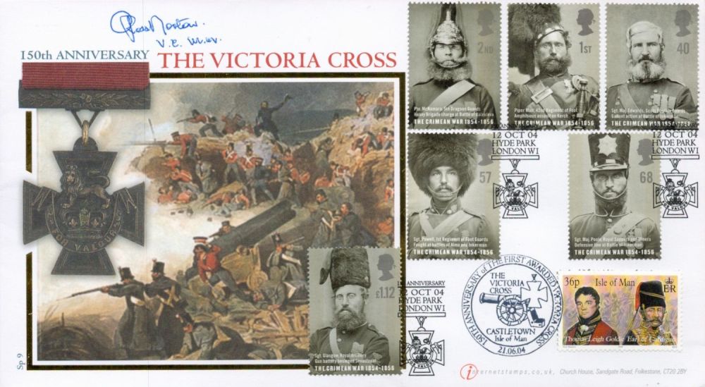 Lot 181: WW2 Capt Gerard R Norton VC MM Signed...