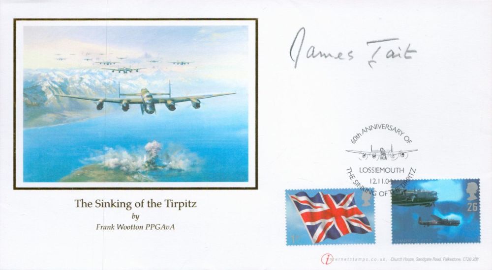 Lot 183: WW2 Grp Cptn James Tait DFC Signed the...