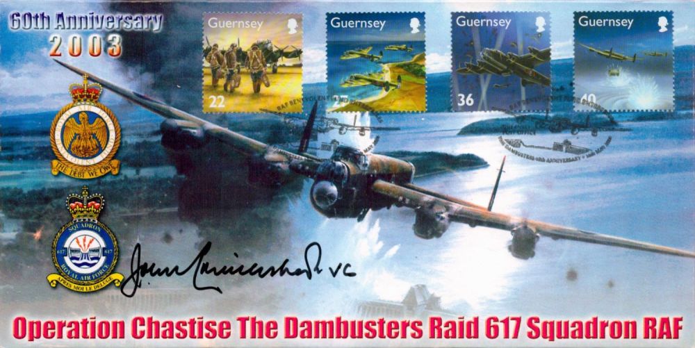 Lot 187: WW2 RAF John Cruickshank VC Signed Operation Chastise...