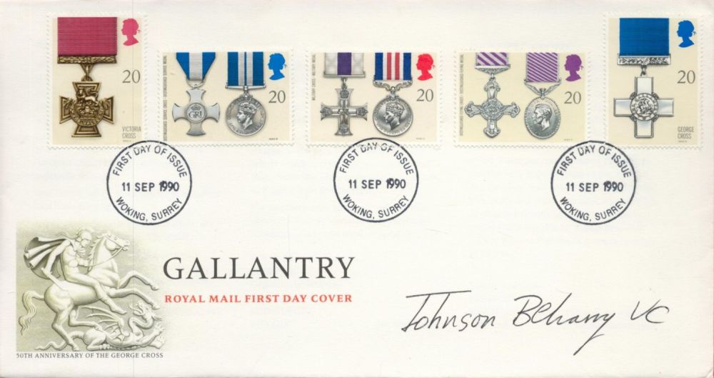 Lot 189: Colour Sgt Johnson Beharry VC Signed Gallantry Royal...