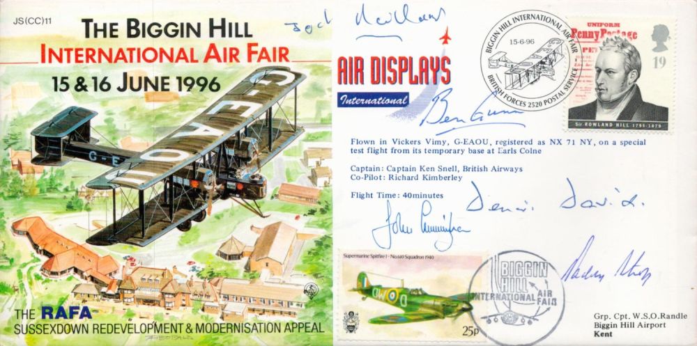 Lot 196: WW2 Dennis David, John Cunningham, Ben Gun and...