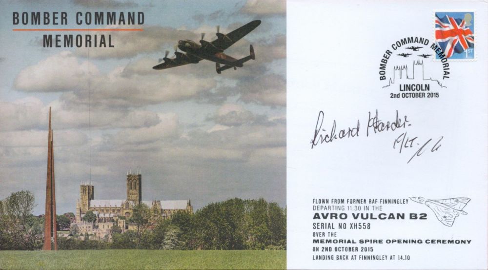 Lot 219: WW2 Flt Lt Richard Harder Signed Bomber Command...