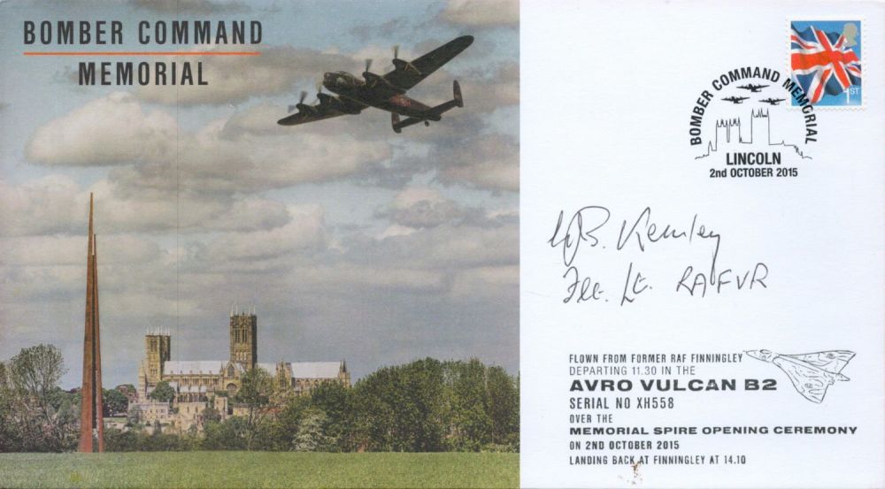 Lot 220: WW2 Flt Lt Bob Kemley DFC Signed Bomber...