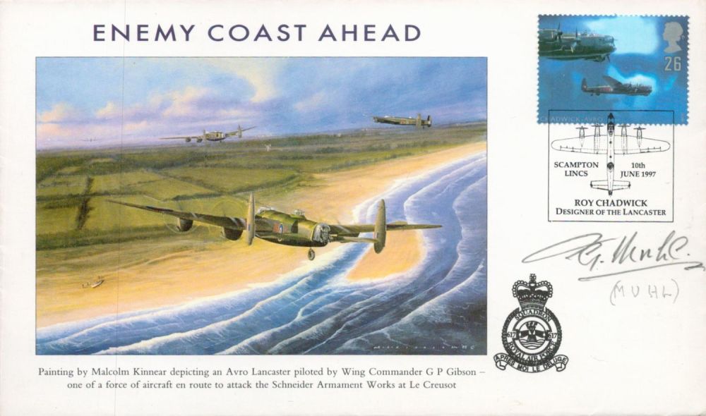 Lot 248: WW2 Flt Lt Trevor Muhl DFM DFC Signed...
