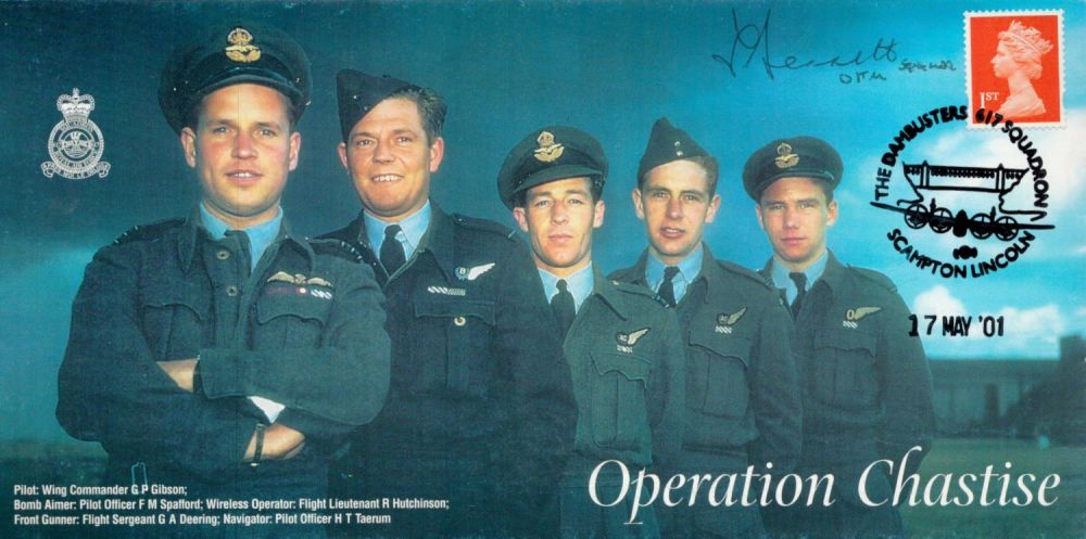 Lot 259: WW2 RAF AVM Tom Bennett (617 Squadron) Signed...