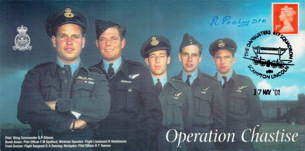Lot 260: WW2 RAF Flt Sgt Ron Pooley DFM (617...