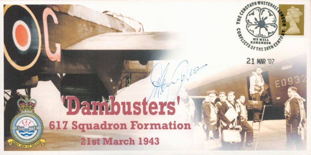 Lot 280: WW2 Flt Lt Harry Humphries Signed Dambusters 617...