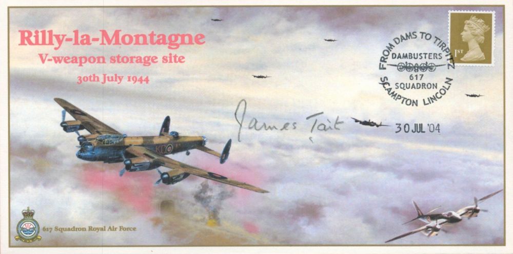 Lot 288: WW2 Gp Cptn James Tait Signed Rilly la...