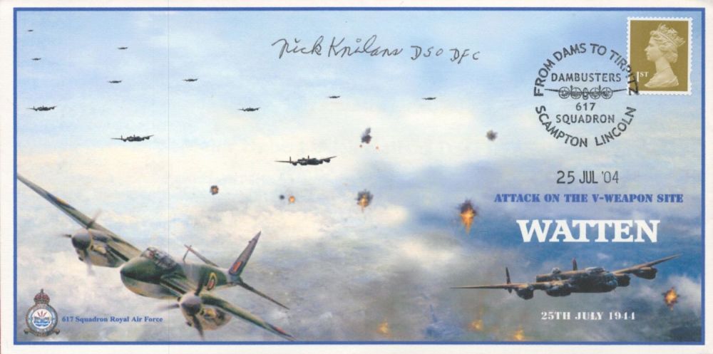 Lot 289: WW2 Major Nick Knilans DSO DFC Signed Attack...