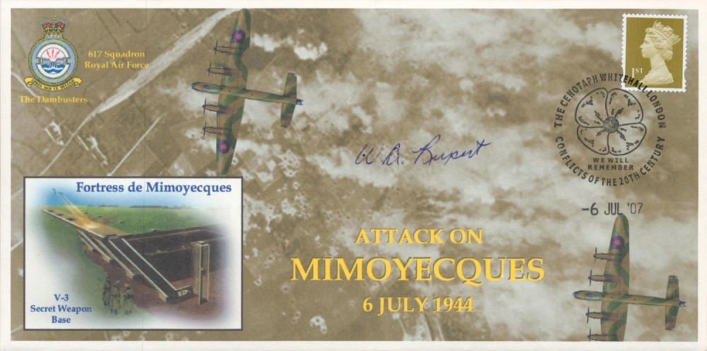 Lot 292: WW2 F/O William A Rupert Signed Attack on...