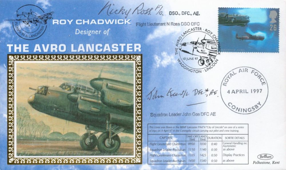 Lot 311: WW2 Sqn Ldr John Gee and F/O Nicky...