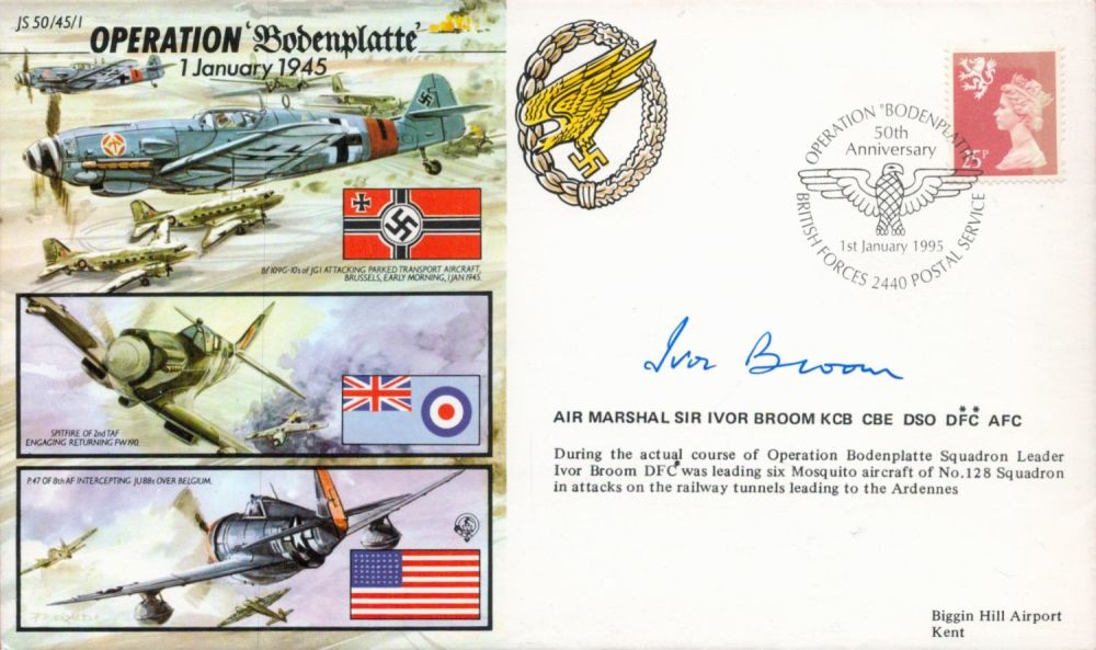 Lot 318: WW2 Air Marshal Sir Ivor Broom KCB Signed...