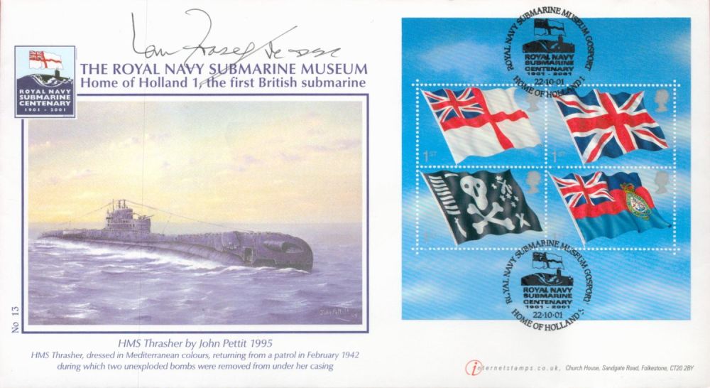 Lot 323: Lt Cdr Ian Fraser VC Signed the Royal...