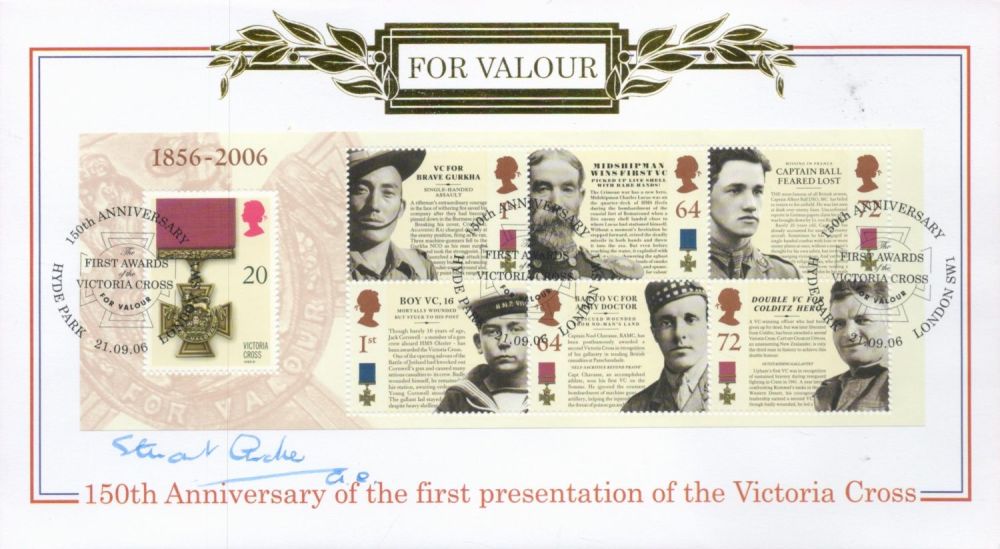 Lot 339: Colonel Stuart Archer GC Signed 150th Anniv of...