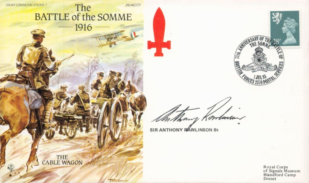 Lot 350: Army Sir Anthony Rawlinson Signed Battle of the...