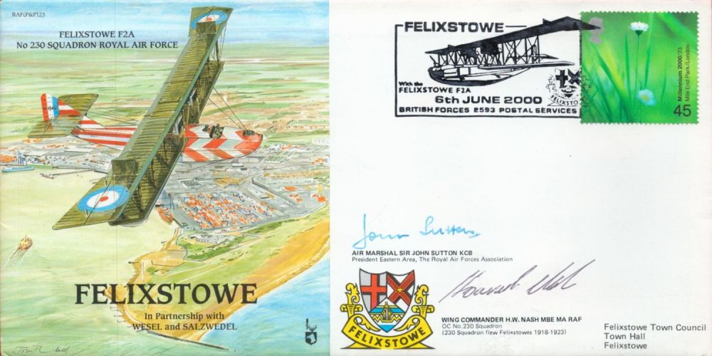 Lot 360: RAF Air Marshal Sir John Sutton and Wg...