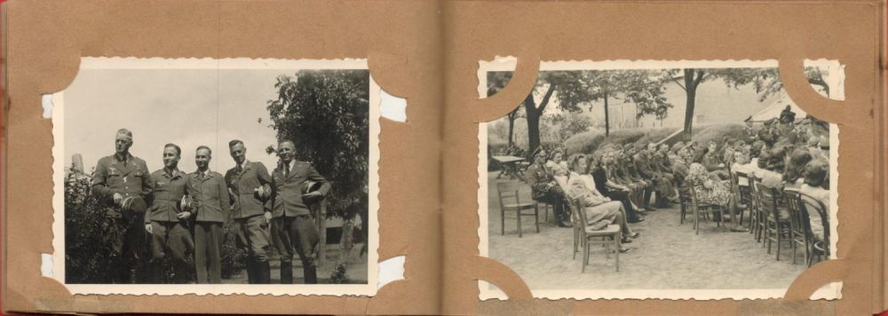 Lot 367: Superb Vintage Wartime Photo Album Showing 16 Images...