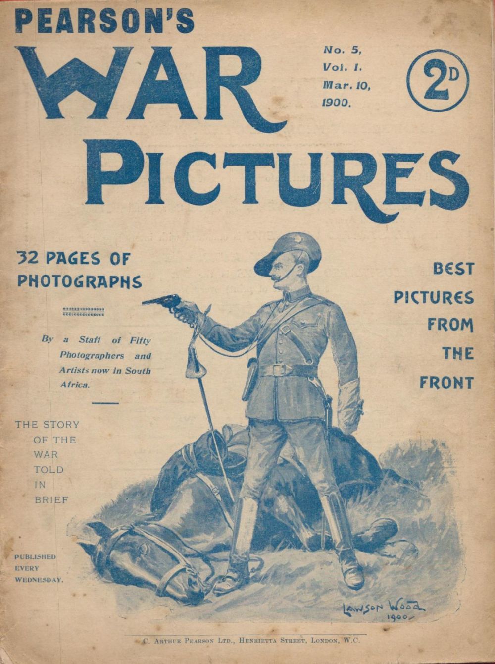 Lot 368: Great Pearsons War Pictures Brochure. No 5, Vol...