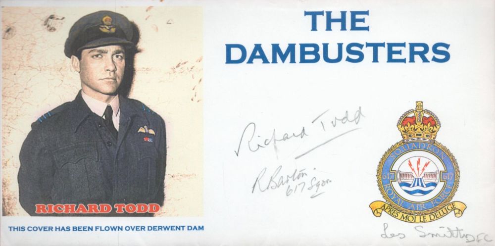 Lot 375: WW2 Richard Todd, R Barton and Les Smith...