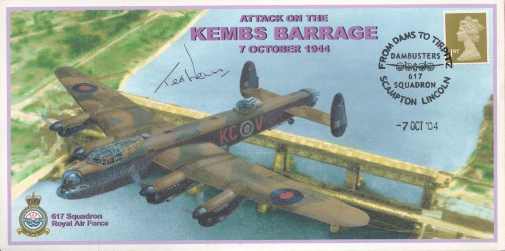 Lot 394: WW2 Ted Wass Signed Attack on Kembs Barrage...