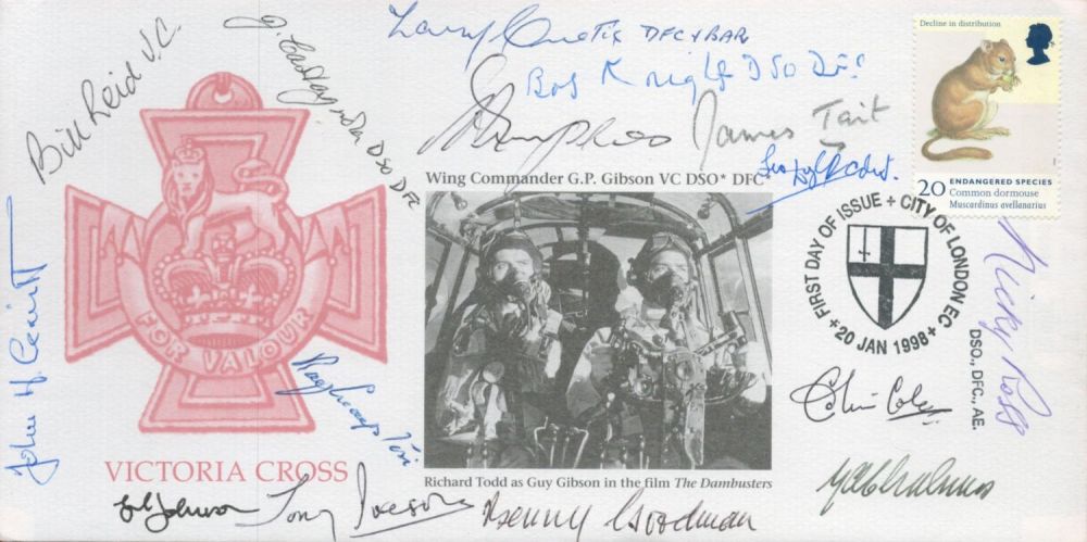 Lot 400: WW2 Superb 15 Signed Victoria Cross FDC. Signatures...