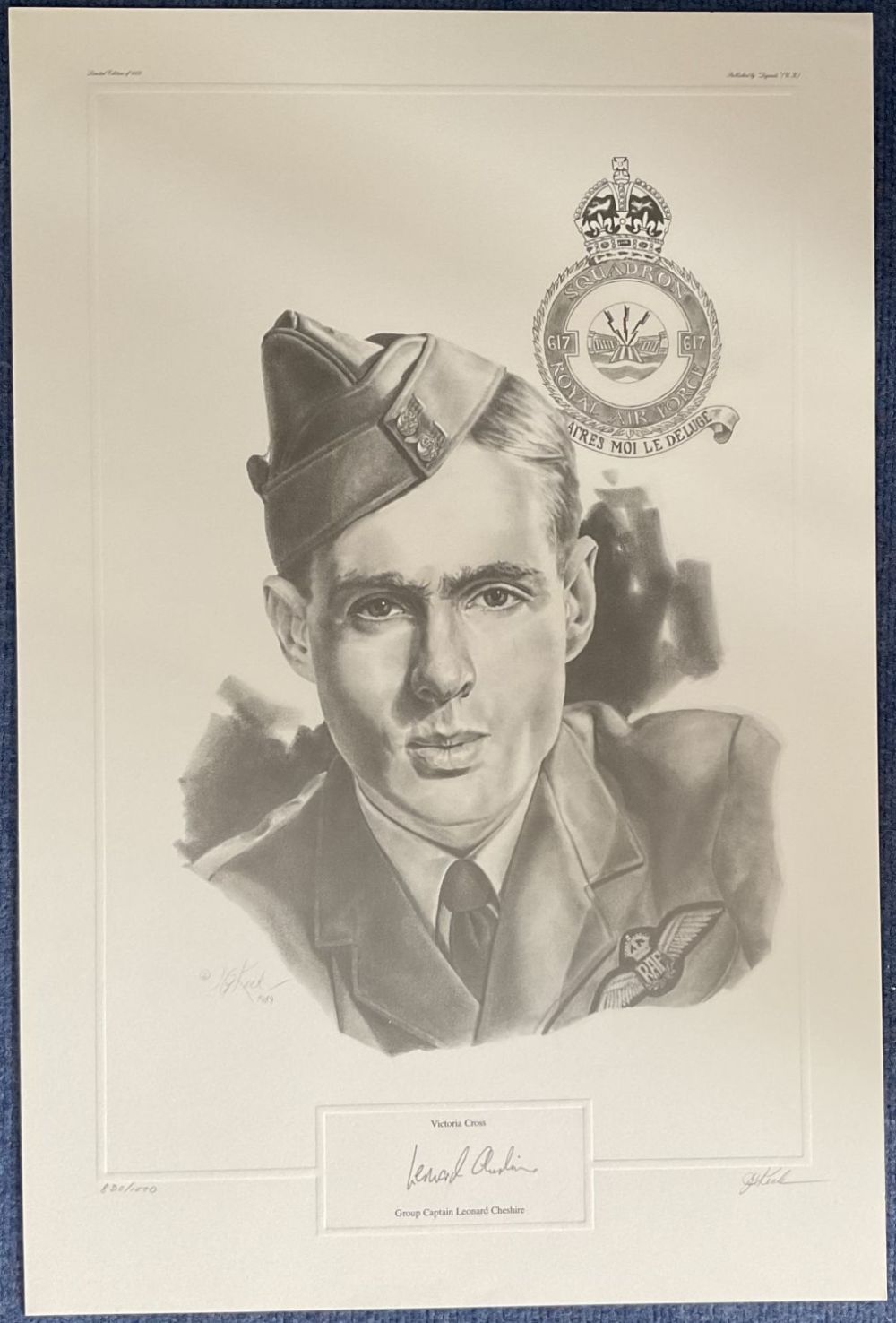 Lot 416: WW2 Grp Cptn Leonard Cheshire VC Signed on...