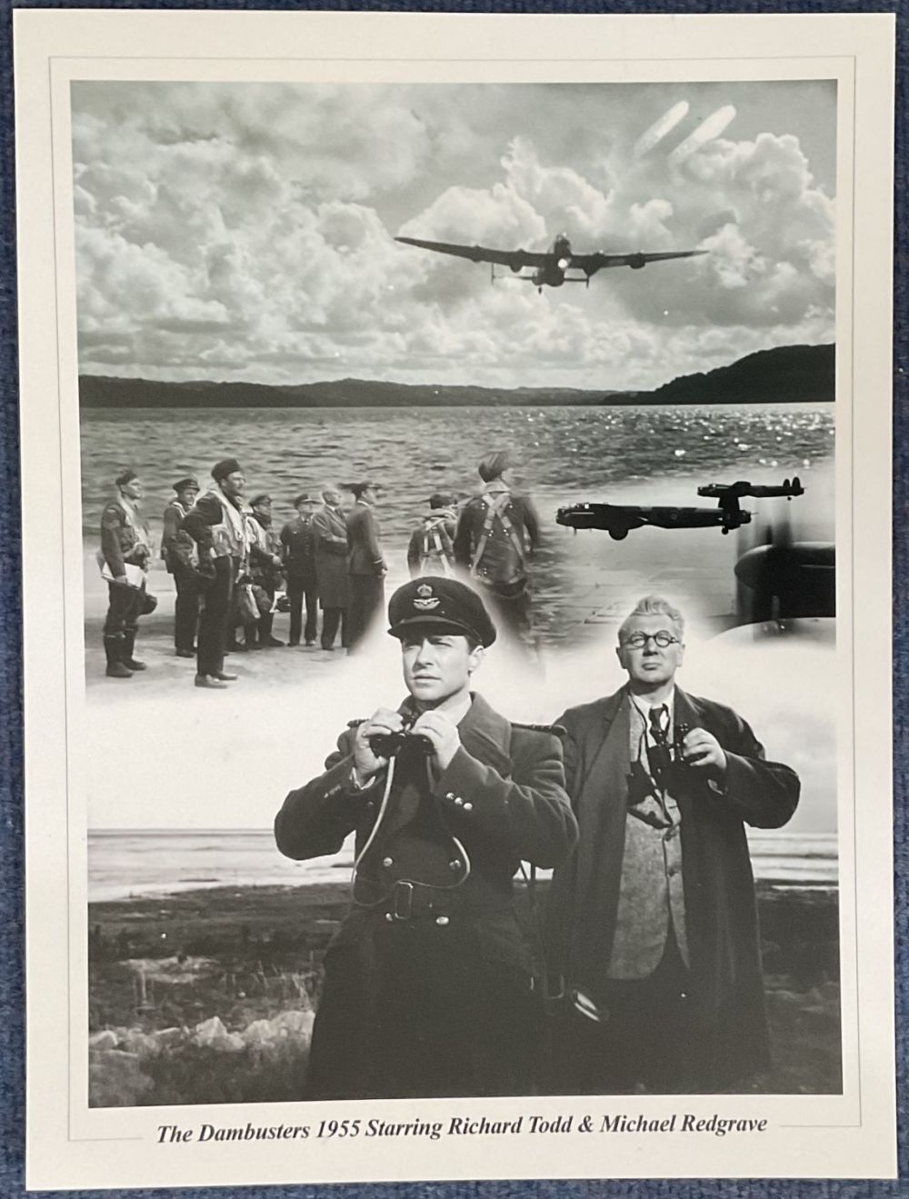 Lot 424: WW2 Black and White Montage Photo Showing Richard...