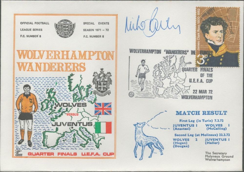 Lot 180: Mike Bailey signed official Wolverhampton Wanderers V Juventus...