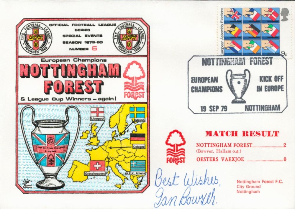 Lot 372: Ian Bowyer signed official Nottingham Forest V Oesters...