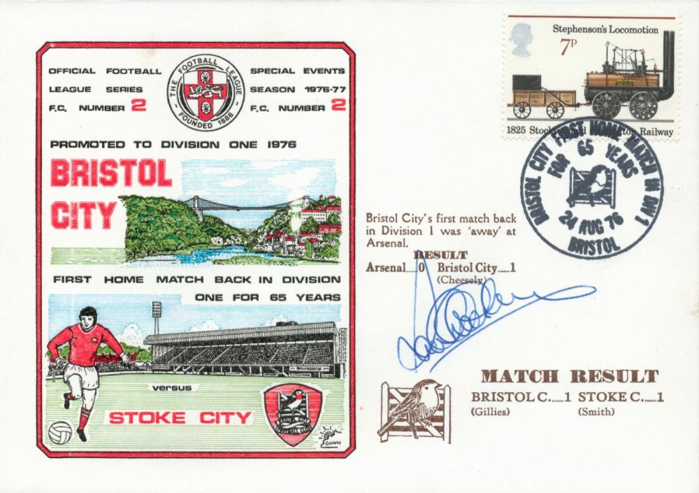 Lot 387: Paul Cheesely signed official Bristol City V Stoke...