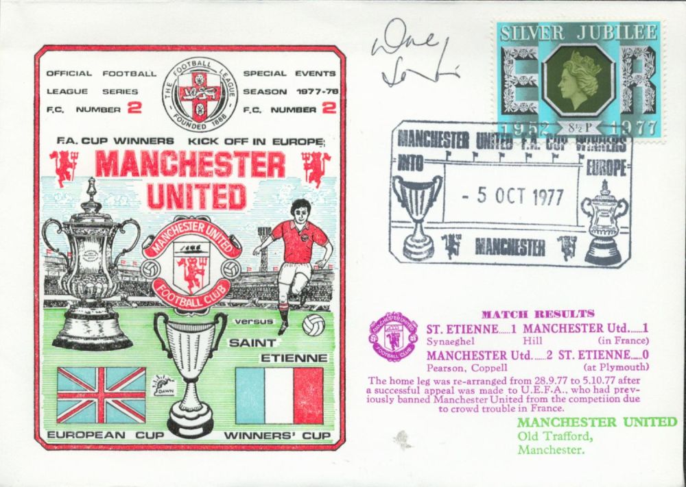 Lot 406: Dave Sexton signed official Manchester United V St...