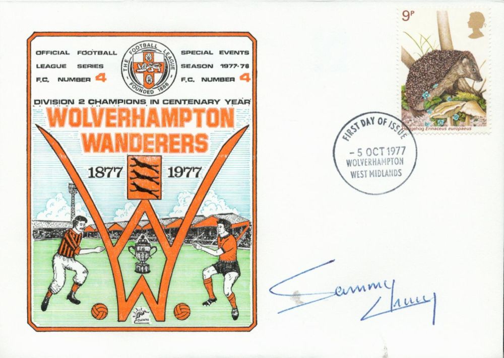 Lot 432: Sammy Chung signed official Wolverhampton Wanderers Centenary 1977...