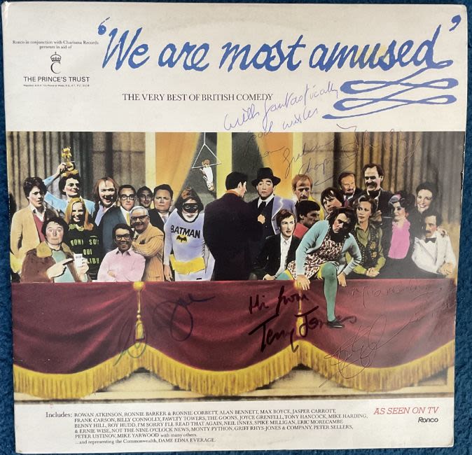 Lot 118: Monty Python, a signed We are Most Amused:...