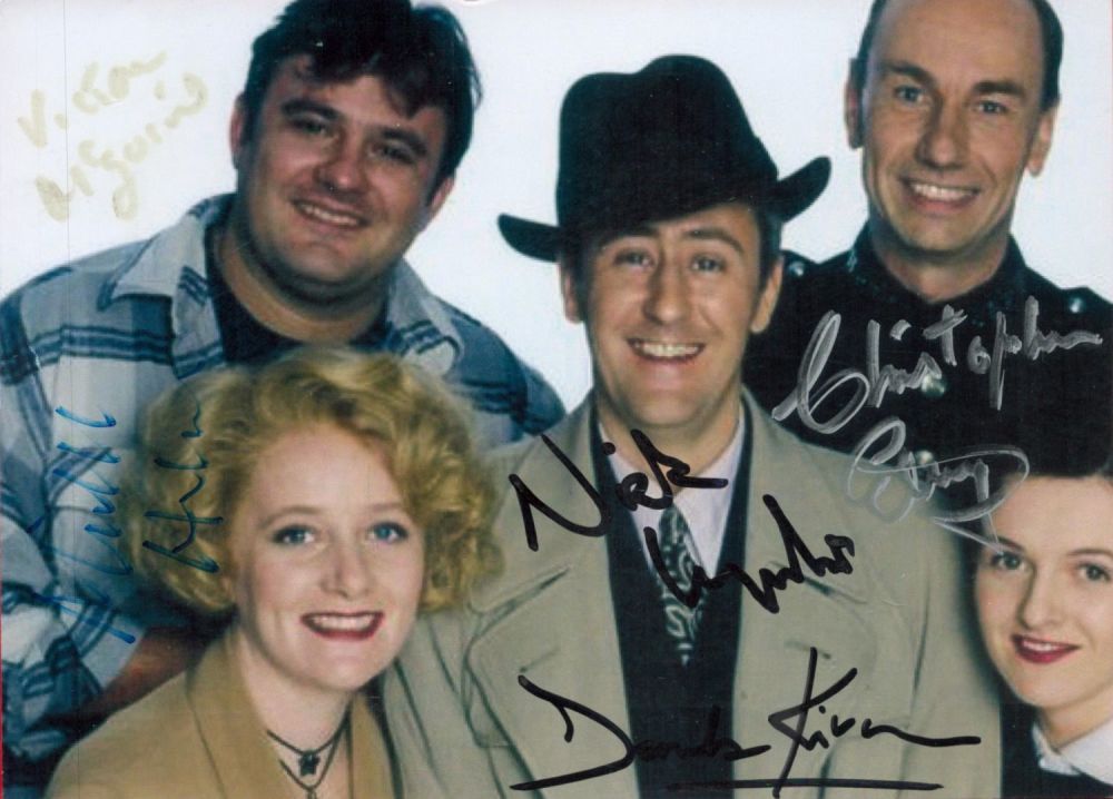 Lot 131: Goodnight, Sweetheart, a signed 7x5 photo by the...