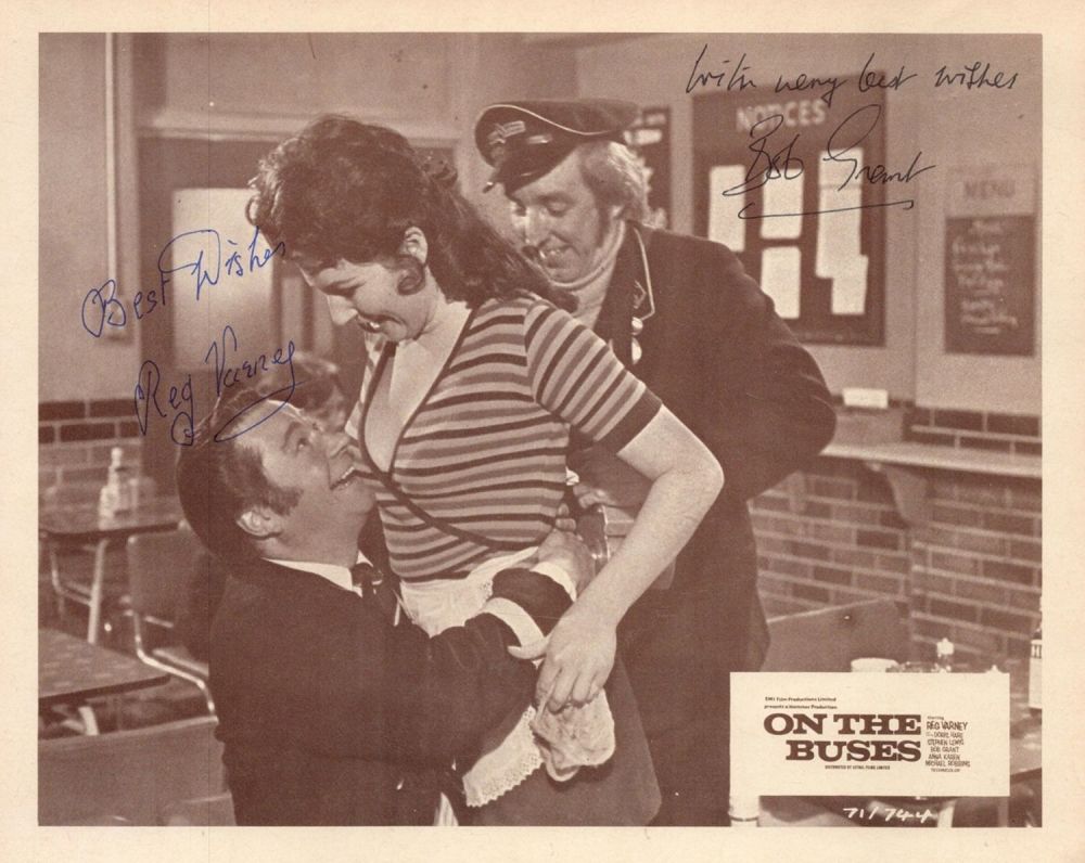 Lot 136: On The Buses, a 10x8 sepia style film...