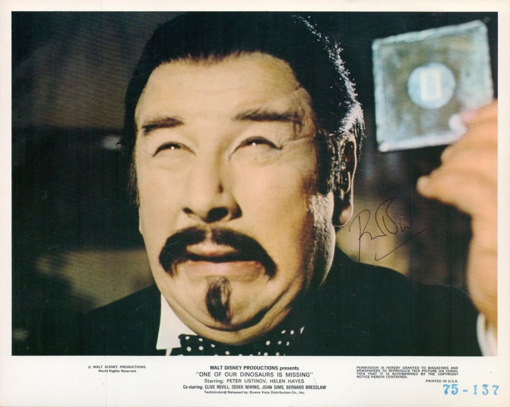Lot 137: Peter Ustinov, a signed 10x8 One of our...