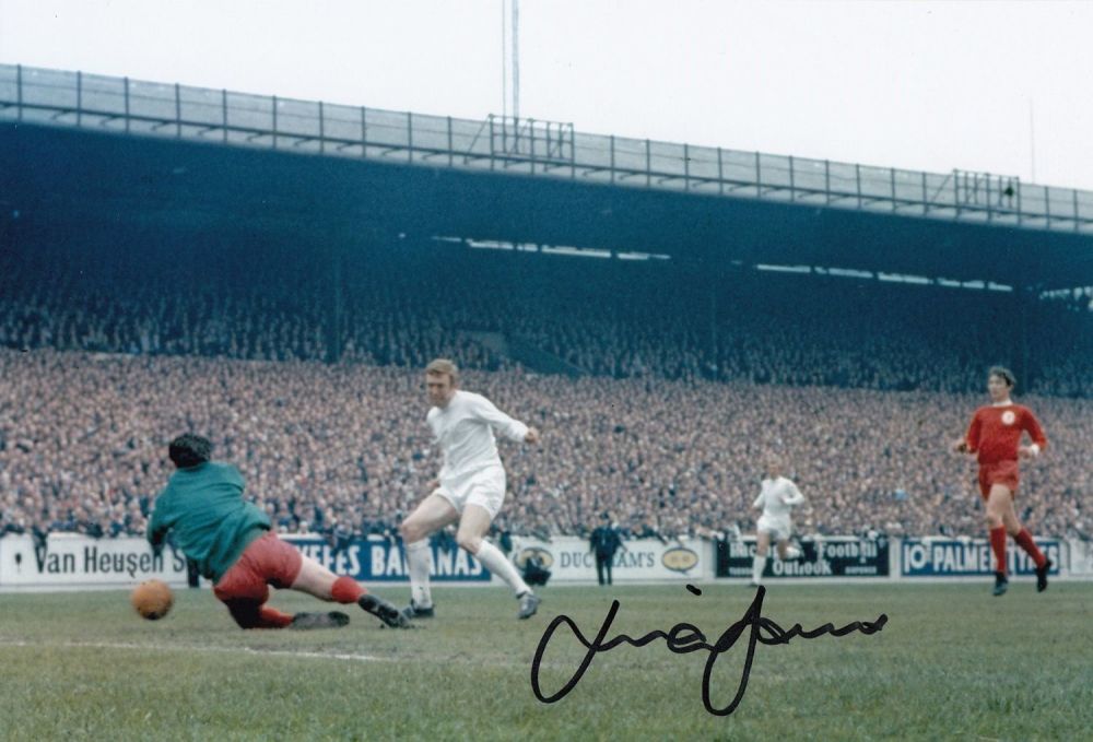 Lot 153: Autographed MICK JONES 12 x 8 photo -...