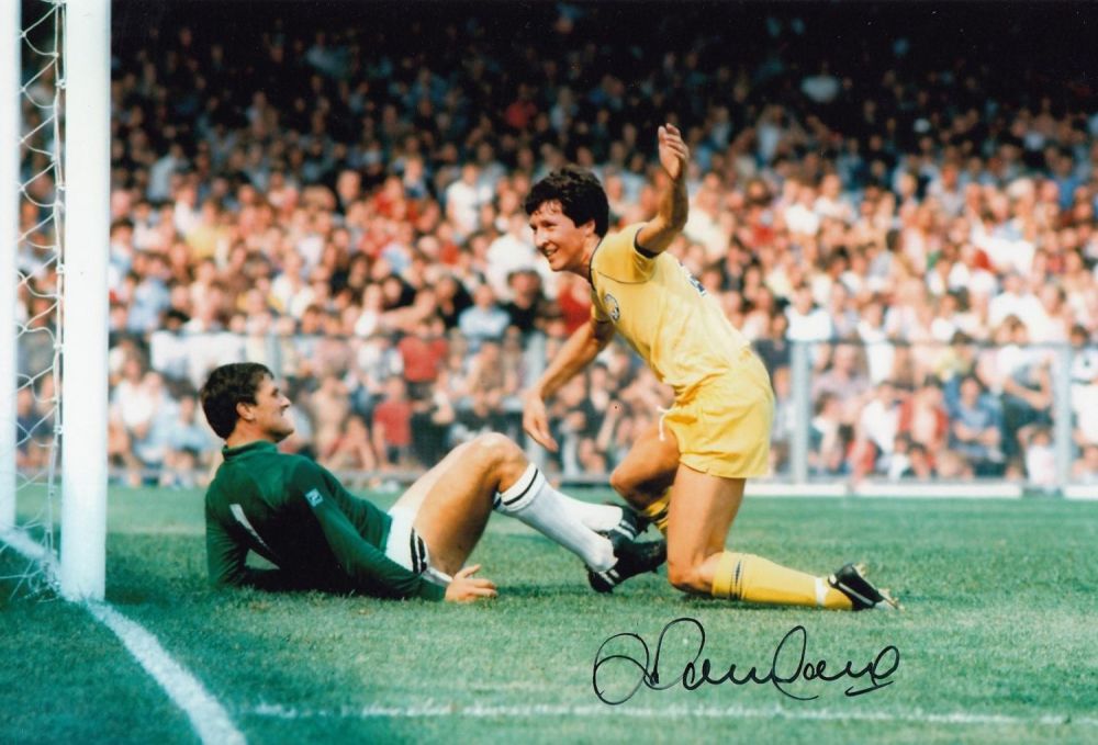 Lot 159: Autographed DEREK PARLANE 12 x 8 photo -...