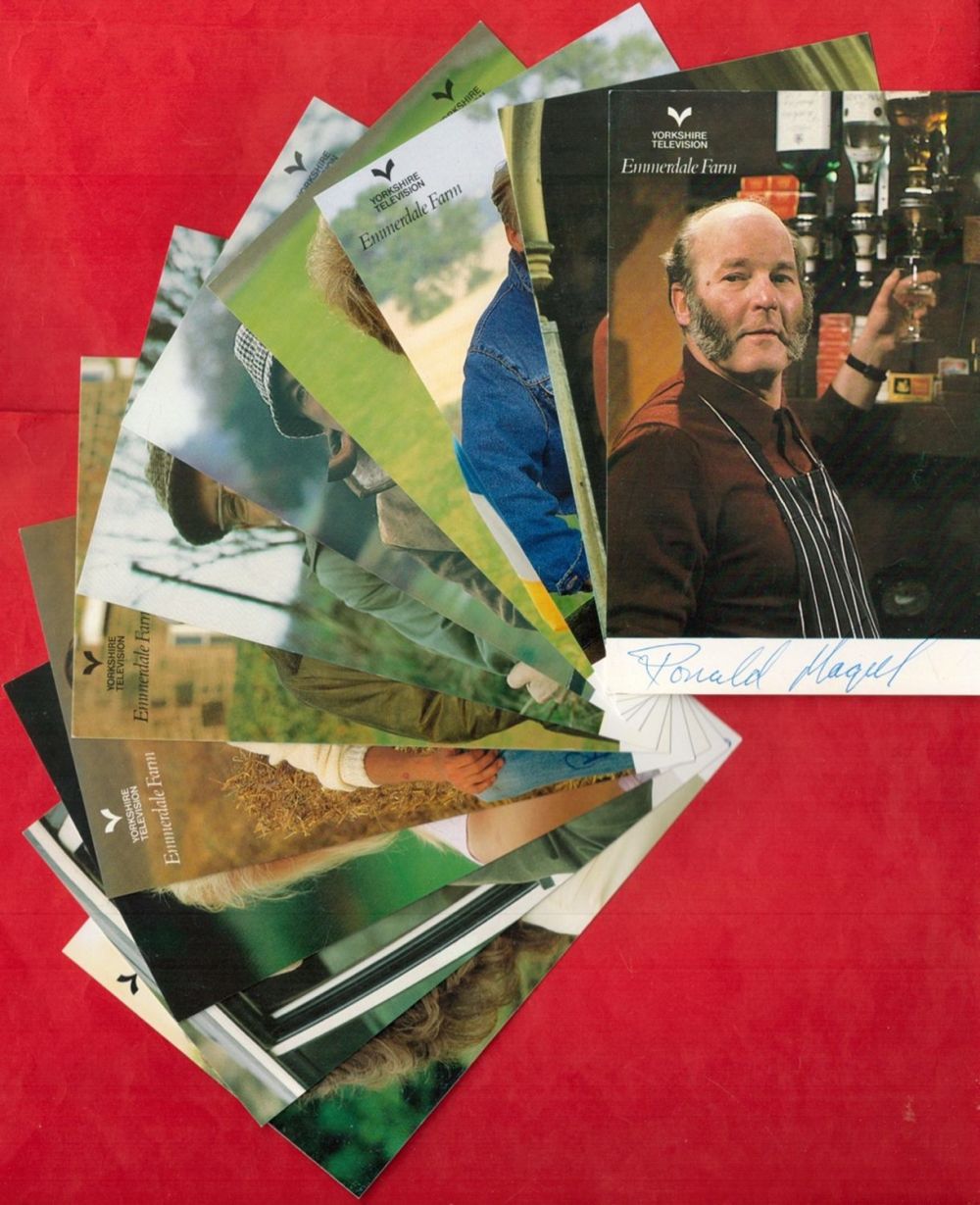 Lot 181: Emmerdale signed photo collection. 11 in total. 6x4...