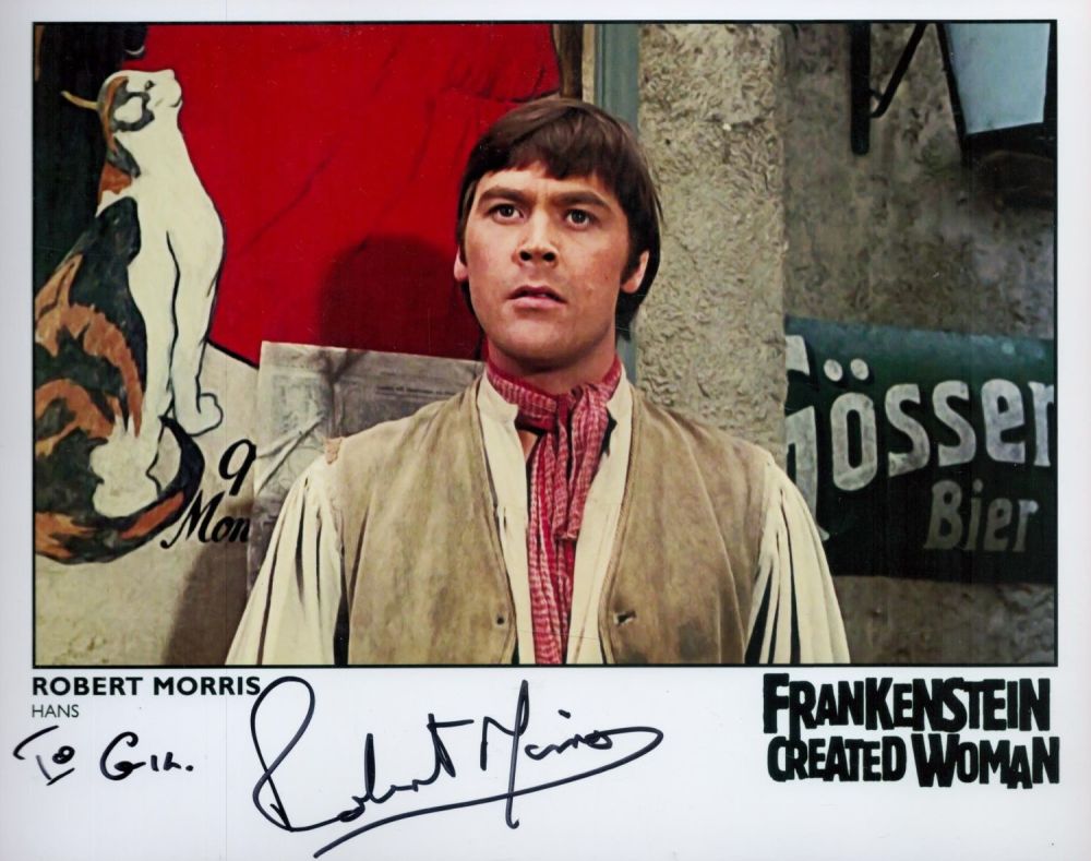 Lot 194: Robert Morris signed 10x8 colour movie still from...