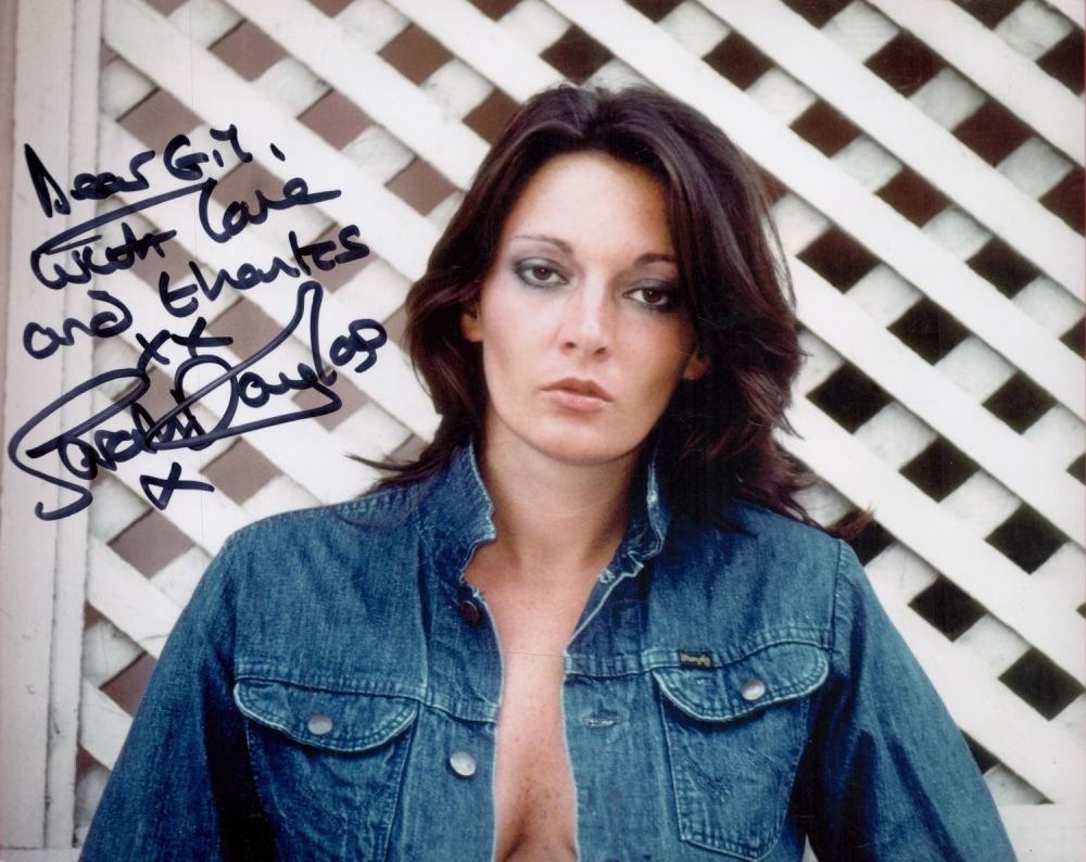Lot 203: Sarah Douglas signed 10x8 colour photo. Dedicated. Good...