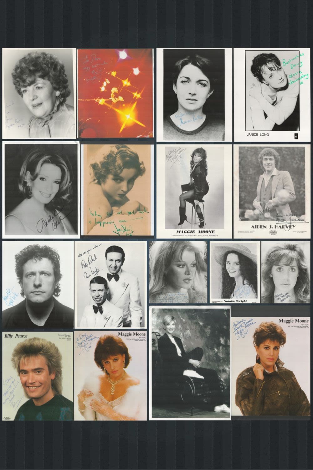 Lot 277: Entertainment collection 17 assorted signed black and white...