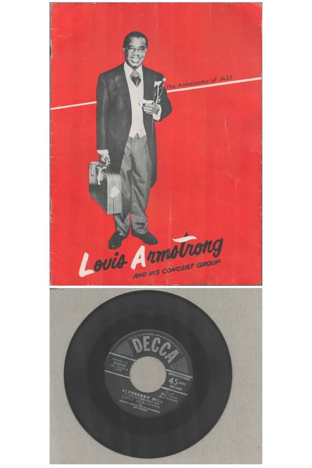 Lot 285: Louis Armstrong and his Concert Group The Ambassador...