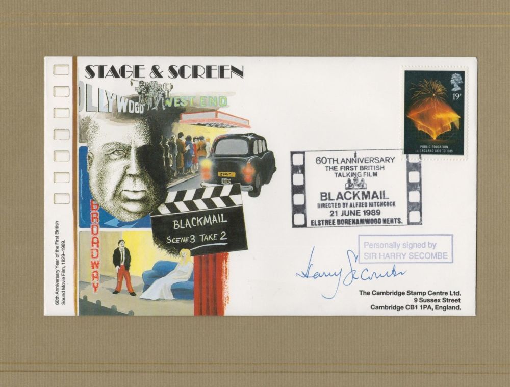 Lot 307: Harry Secombe (1921-2001) Comedian Signed First Day Cover....
