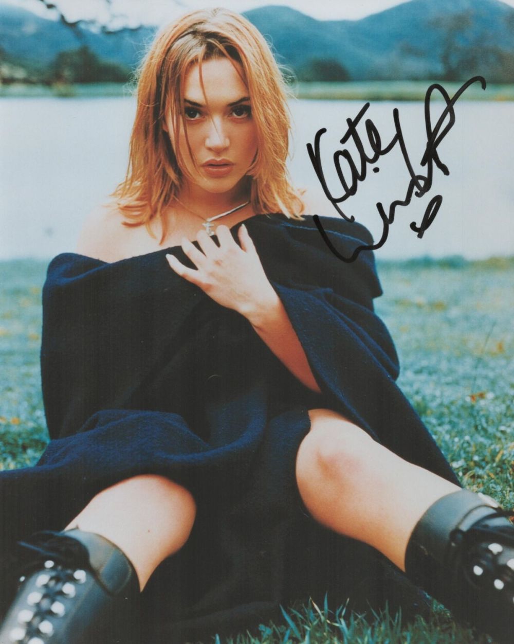 Lot 308: Kate Winslet Actress Signed 8x10 Photo. Good condition....