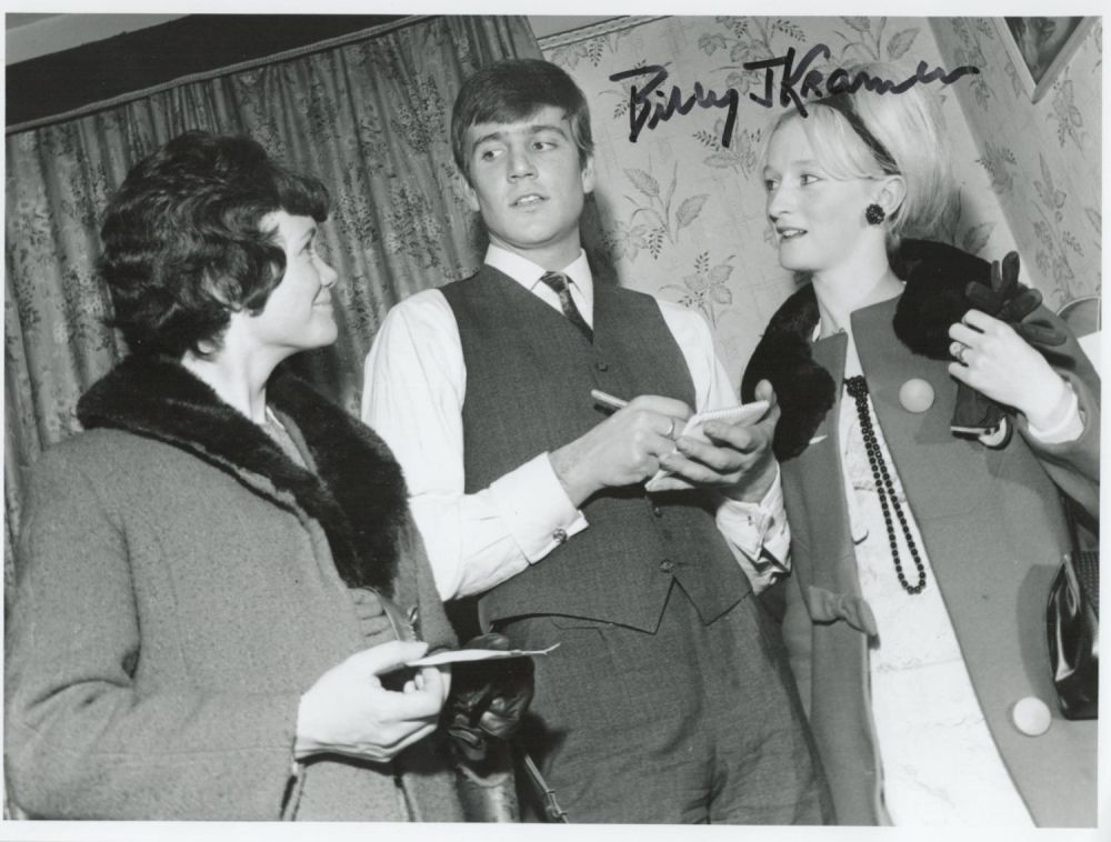 Lot 312: Billy J Kramer Singer Signed Press Photo. Good...