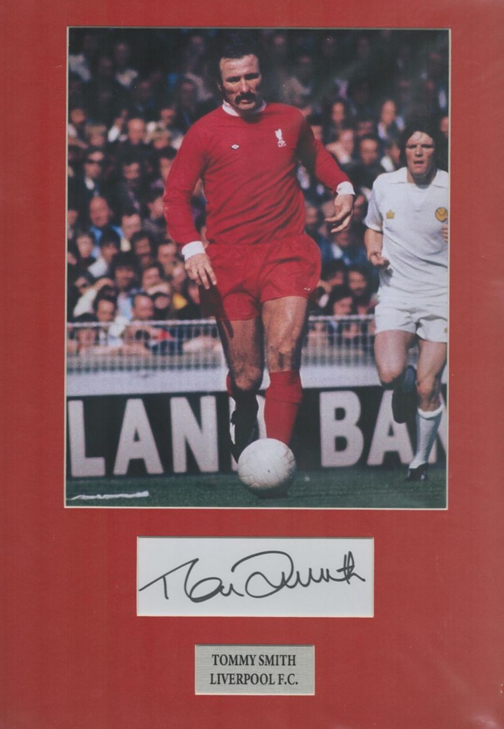Lot 331: Tommy Smith (1945-2019) Signed Card With Liverpool 12x16...