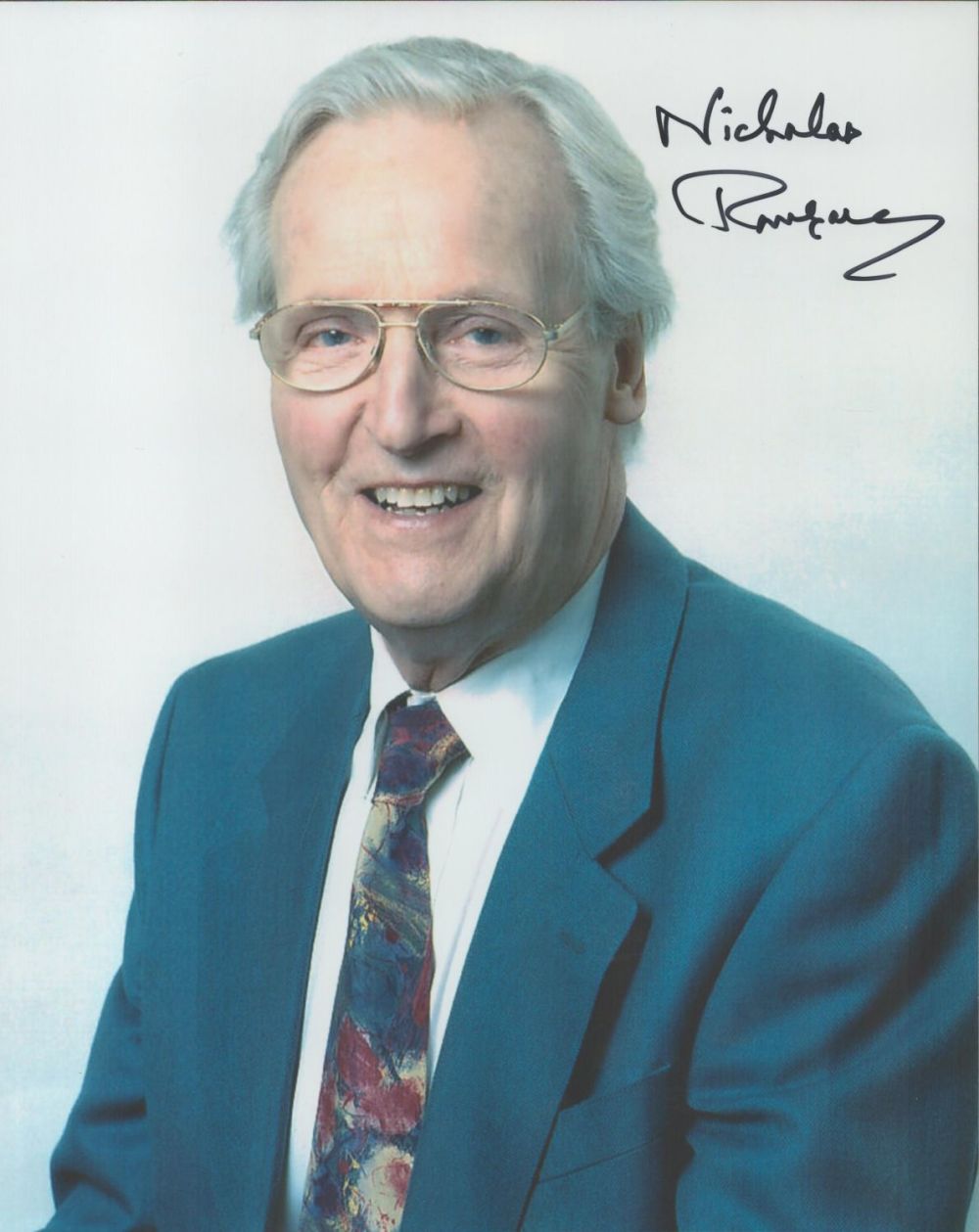 Lot 447: Nicholas Parsons signed 10x8 colour photo. Christopher Nicholas...