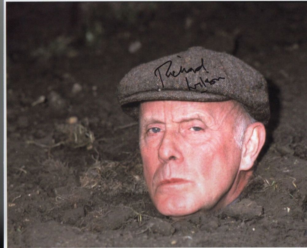 Lot 460: Richard Wilson One Foot in the Grave signed...